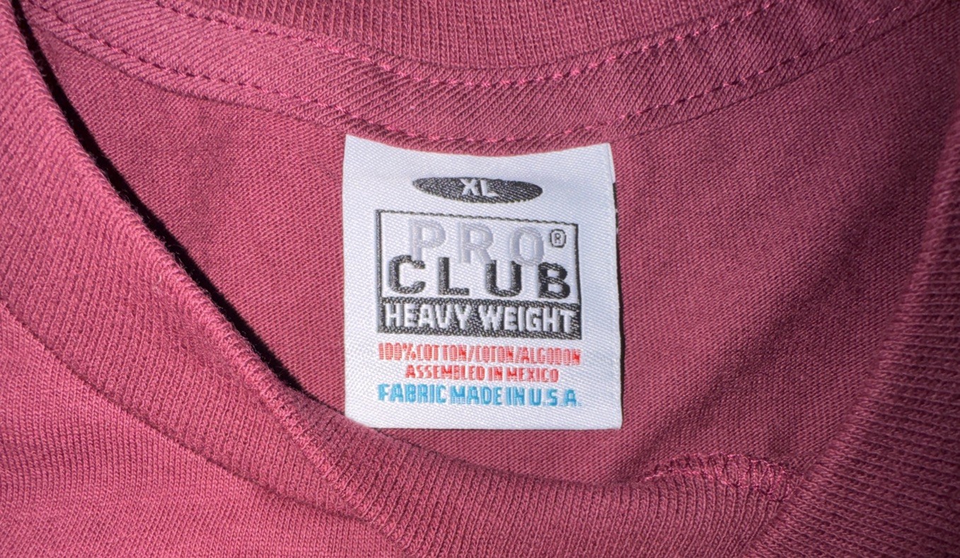 PRO CLUB HEAVYWEIGHT SOLID CREW NECK TSHIRT SIZE XL MENS gallery