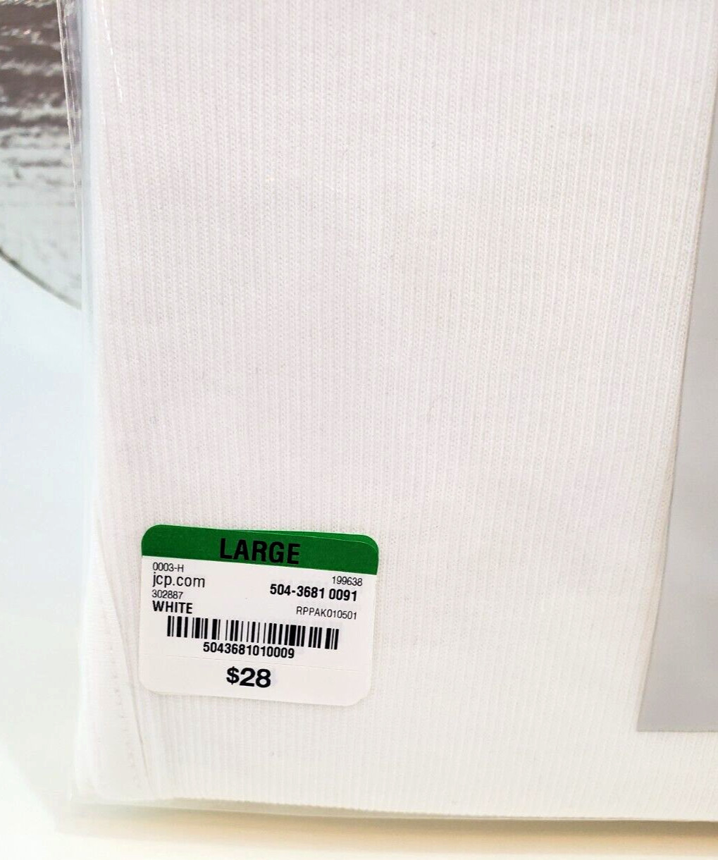 Stafford Super Soft 100% Cotton A-Shirts Ribbed Tank Top 4 Pack Large gallery