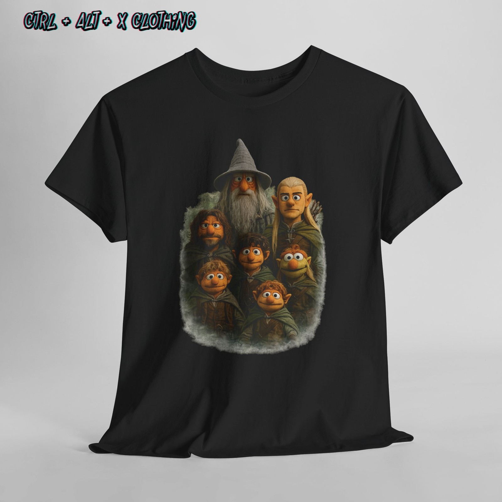 Lord of Rings Muppets Gandalf Frodo Legolas shirt funny fellowship LOTR tee