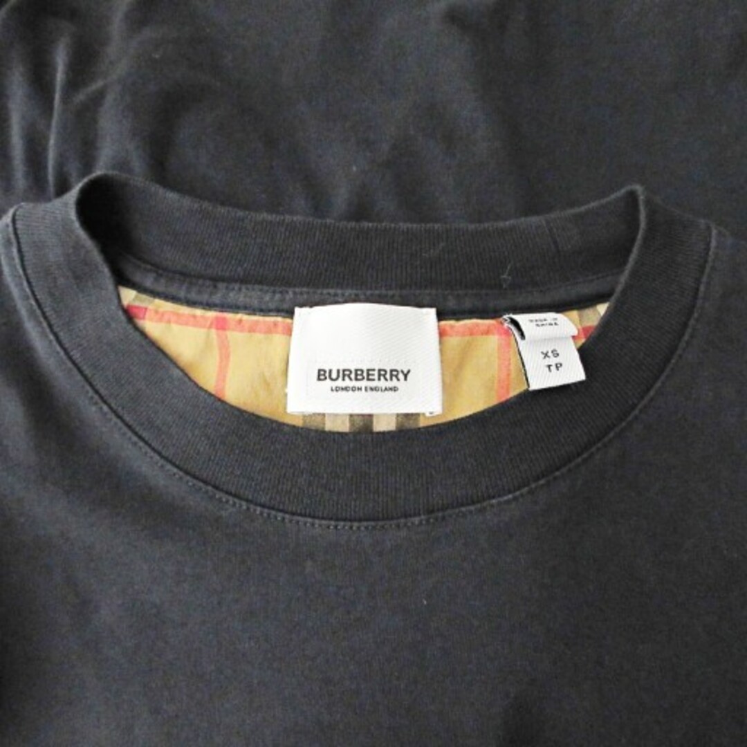 Burberry Beautiful Nova Check Short Sleeve Tee XS Black 1104 Used 6a2066ac40e0b7 gallery