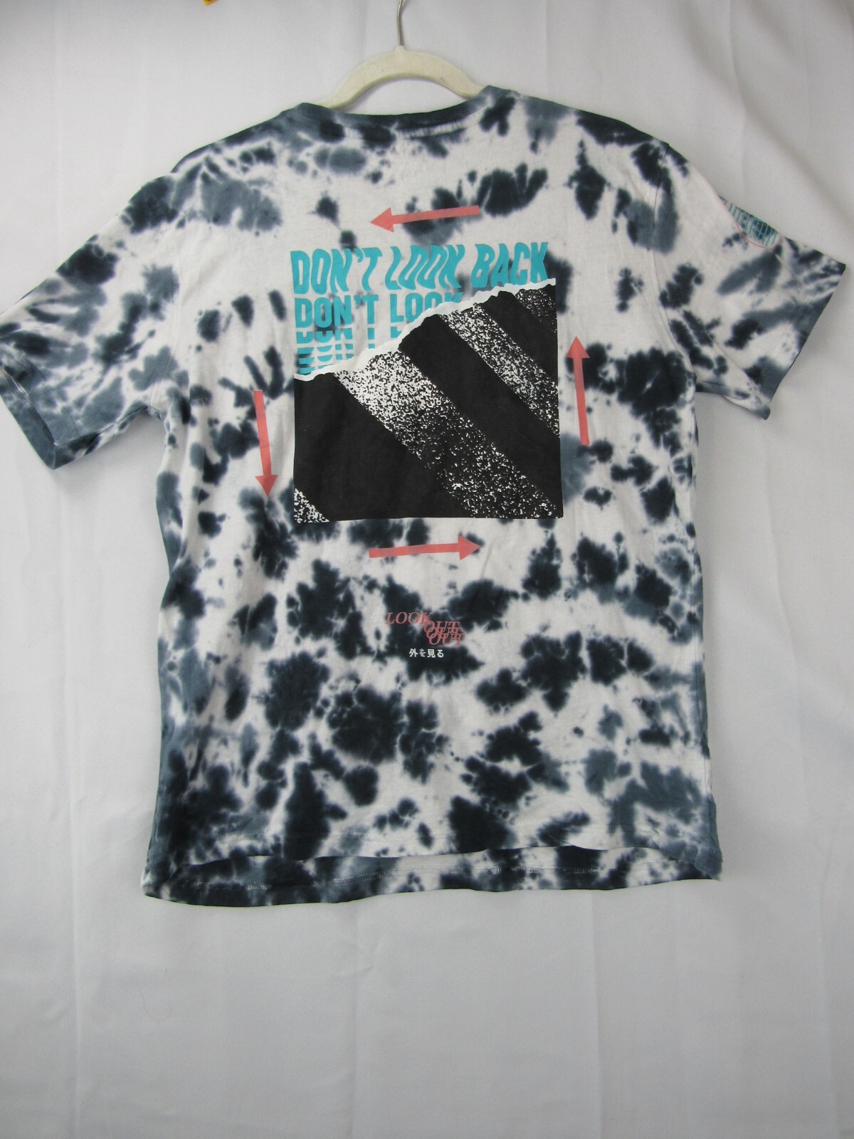 Brooklyn Cloth Tie Dye Men M T-Shirt No Where to Go Psychedelia Trippy Hippie S* gallery