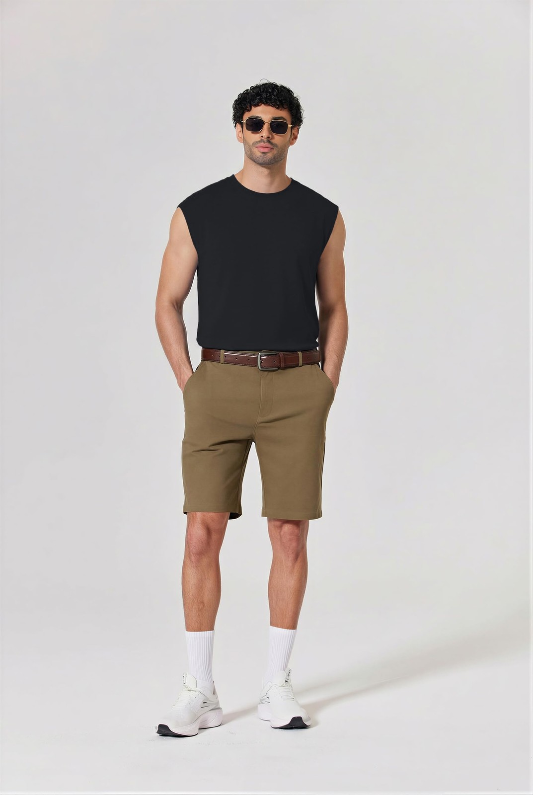 Mens Workout Tank Tops Cotton Sleeveless Tee Shirts Men Muscle Gym Shirts Run... gallery