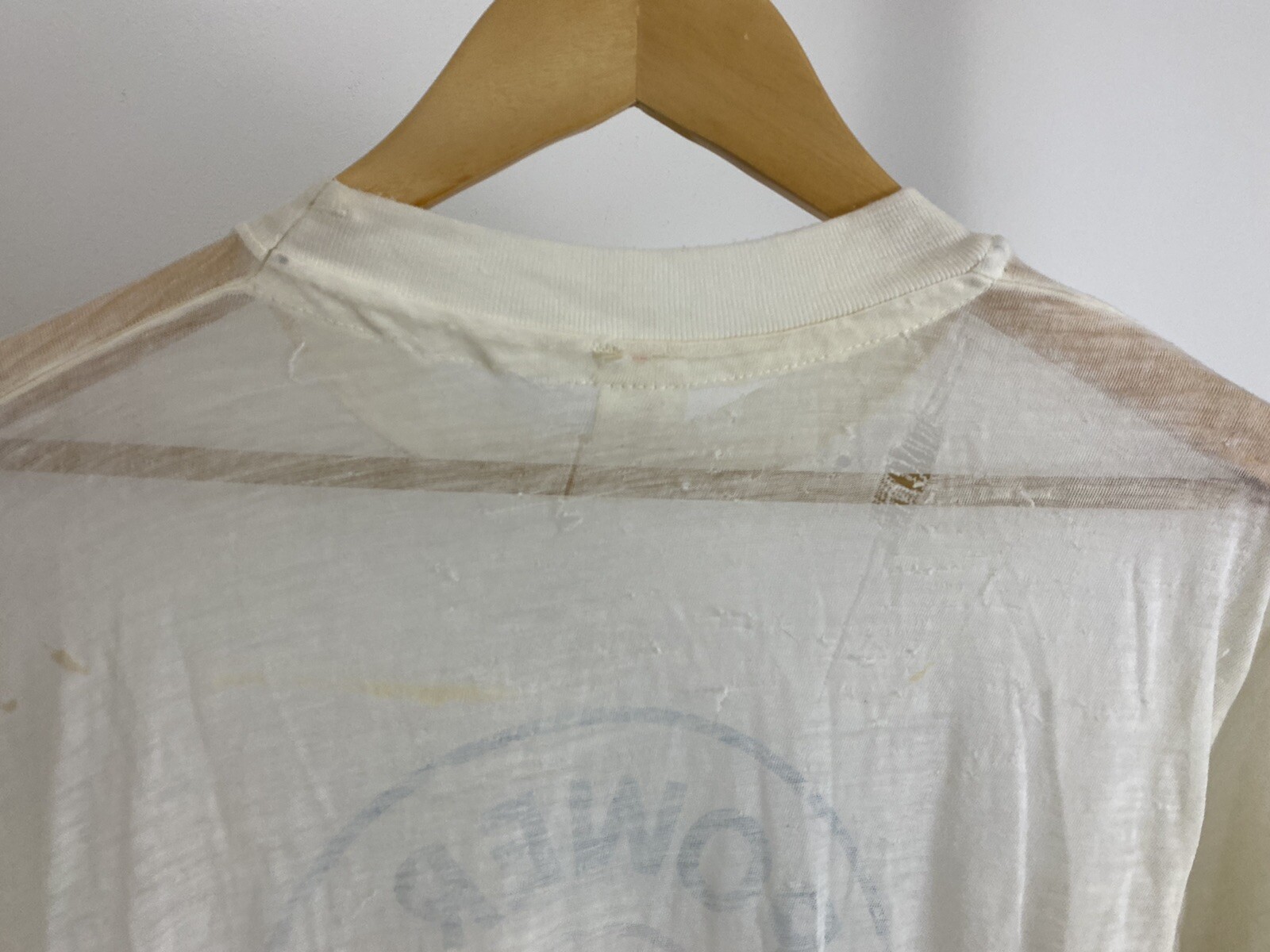 VTG 80S Phar-Mor Power Buyer Burnout Super Paper Thin Single Stitch T-Shirt L gallery