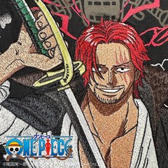 Karakuridamashii Iki One Piece Collaboration Red Hair Shanks T-Shirt Short Sleev