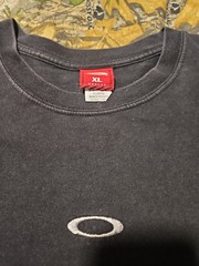 Vintage 90s – Oakley Software Black Tshirt With Logo – Size XL