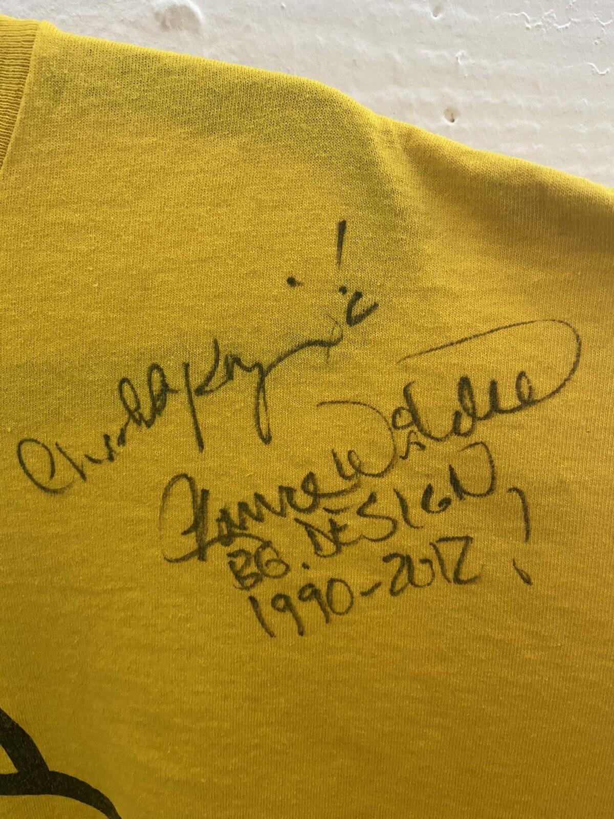 Vtg The Simpson’s Homer T Shirt Signed By Bill Morrison Lance Wilder XL Rare gallery