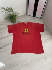 Vintage 2000s Ferrari Big Logo Clasic Tee Carhartt Style Y2k men’s Size XL