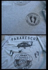 PARARESCUE “That Others May Live USAF Silk Screen T-Shirt 2XL Collectable/Morale