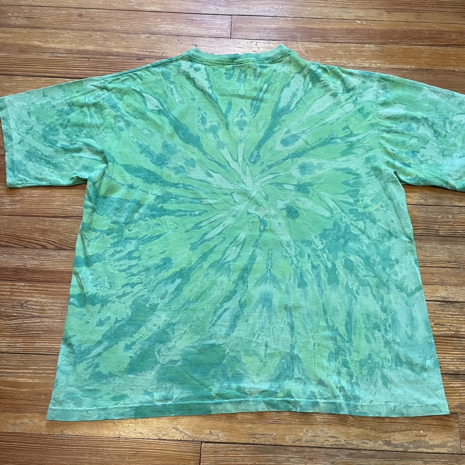 Vintage 90s Ocean Pacific T Shirt Size Large XL Surf Beach OP Tie Dye Art AOP gallery
