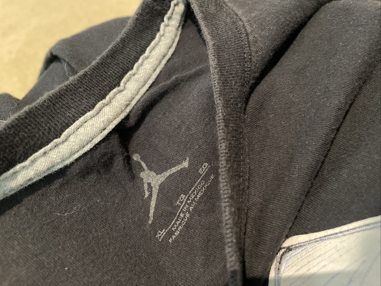 Air Jordan Concord Mens XL Icey Soles Lick Shoe Black Shirt NIKE -USED JUMPMAN gallery