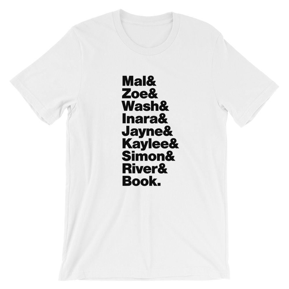 Firefly T-Shirt. TV Show SciFi Tee on Black White or Gray Soft Cotton gallery