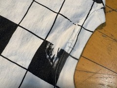 Crossword puzzles all over print tee 1990’s M