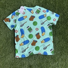 THE SIMPSONS Men’s All Over Print Tee Shirt Size Large NWT