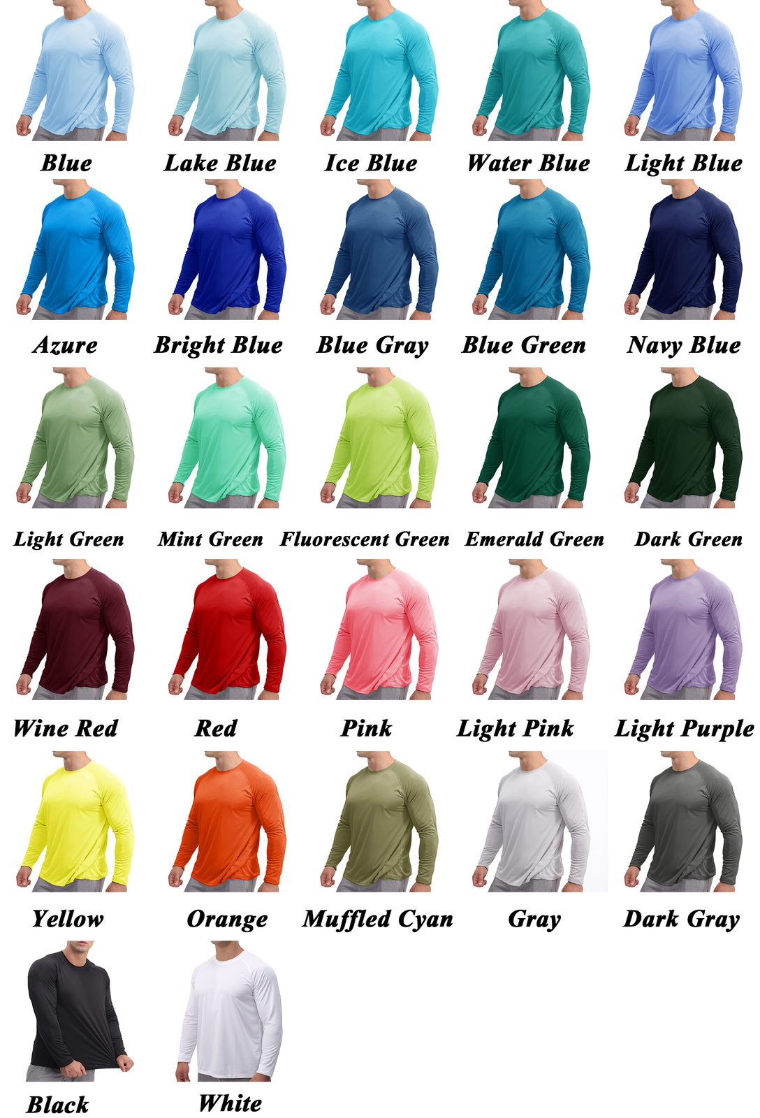 UPF50+ Men's Sun Protection Long Sleeve UV T-Shirt Outdoor Sport Fishing Shirts gallery