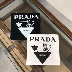 Prada Traveler Element Triangle T-shirt-black