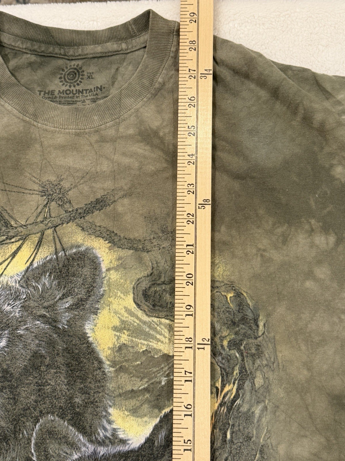 The Mountain Black Bear Cub T-Shirt Tie Dye Green Men's T-Shirt Size XL Camo gallery
