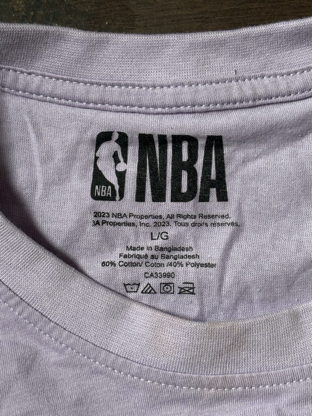 Los Angeles Lakers NBA T-Shirt Mens Large Purple Graphic Official Merchandise gallery