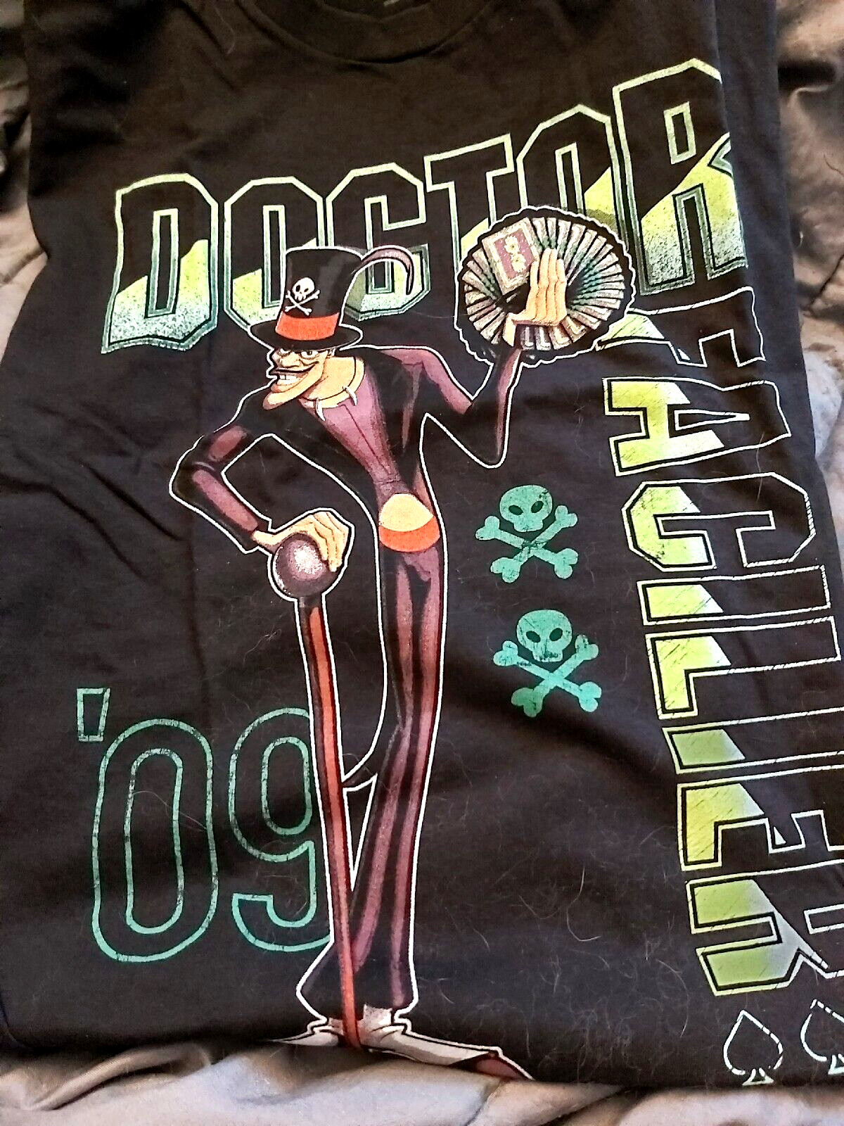 Hot Topic Disney VILLAINS Dr. Facilier Graphic Tee Shirt MENS Med Black NOS 2009 gallery