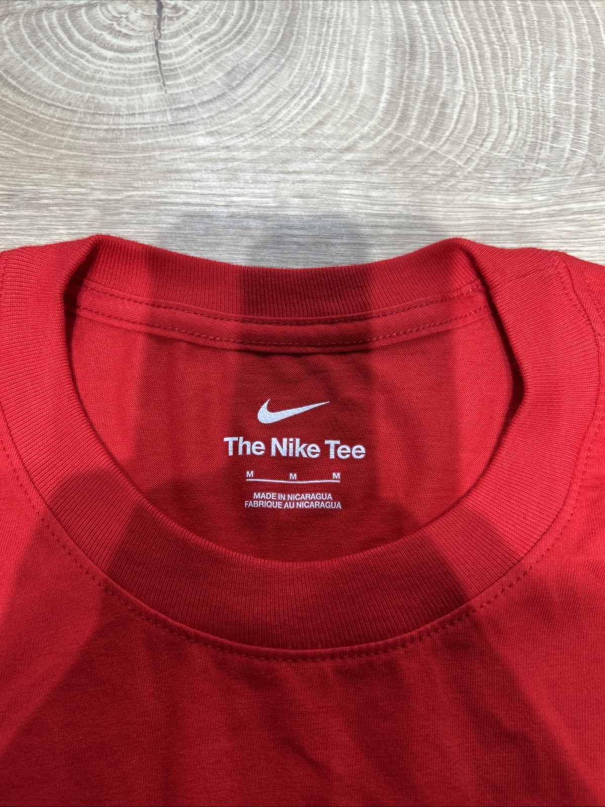 The Original Nike Core Tee Men Athletic Cut Short Sleeve Shirt Red Sz Medium New gallery