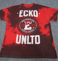 MMA Graphic Ecko L Large 2 sided ! NICE see pics 100% Cotton 56