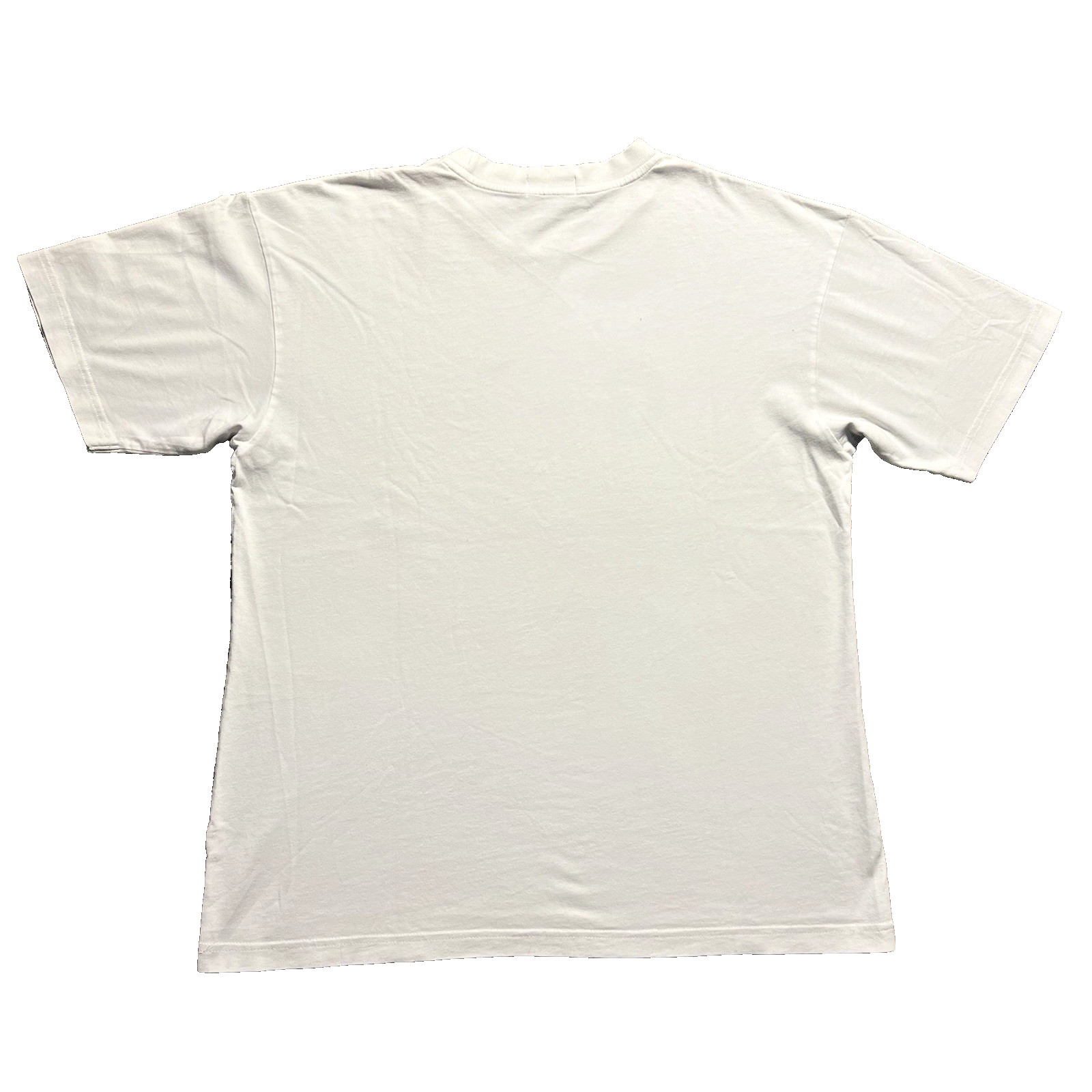 Vintage Giordano Spellout T Shirt Mens XL White Y2K Minimal gallery