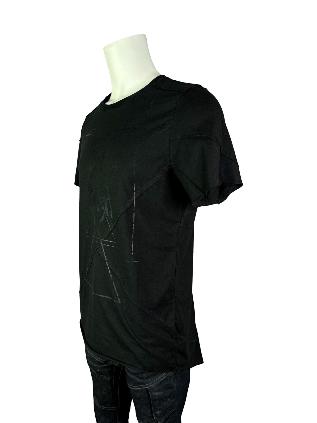 Widow by Lip Service Goth Cult Occult Satan Metal Asymmetrical Black T Shirt gallery