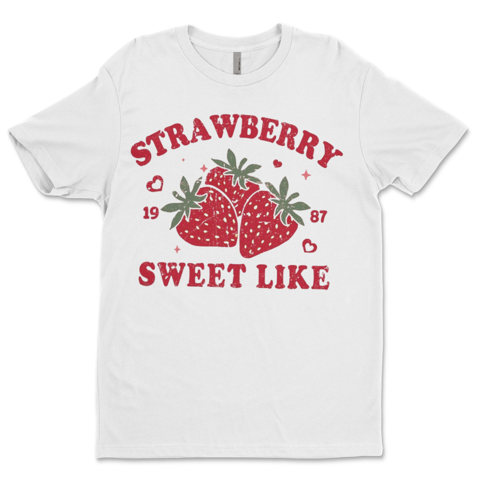 DTF Straberry/ Custom Unisex Soft Style T-Shirts, Next Level- Cotton gallery