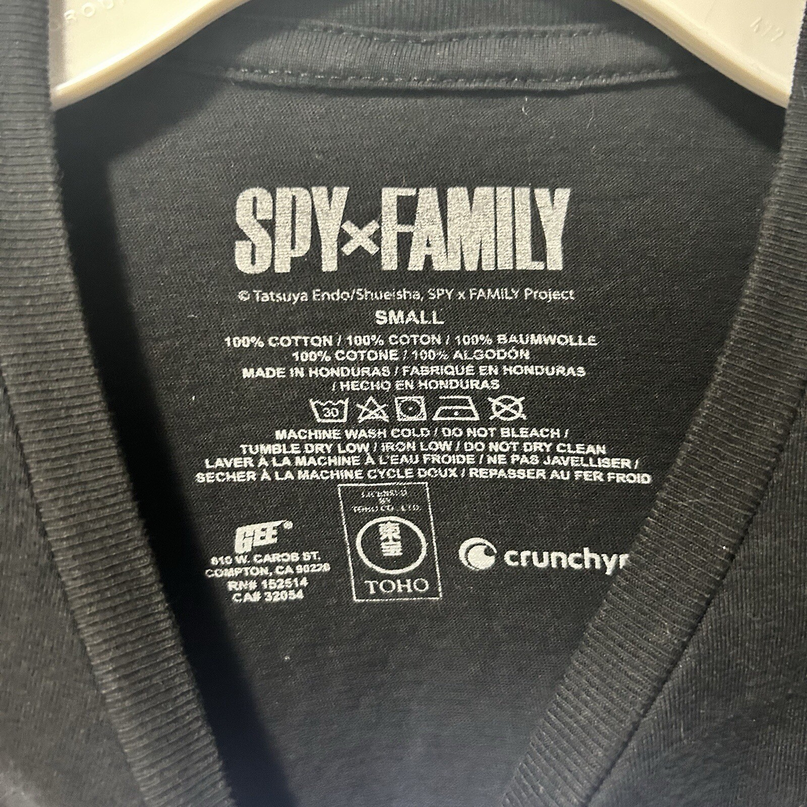 SPYxFAMILY Thorn Princess Small Black Graphic Tshirt gallery