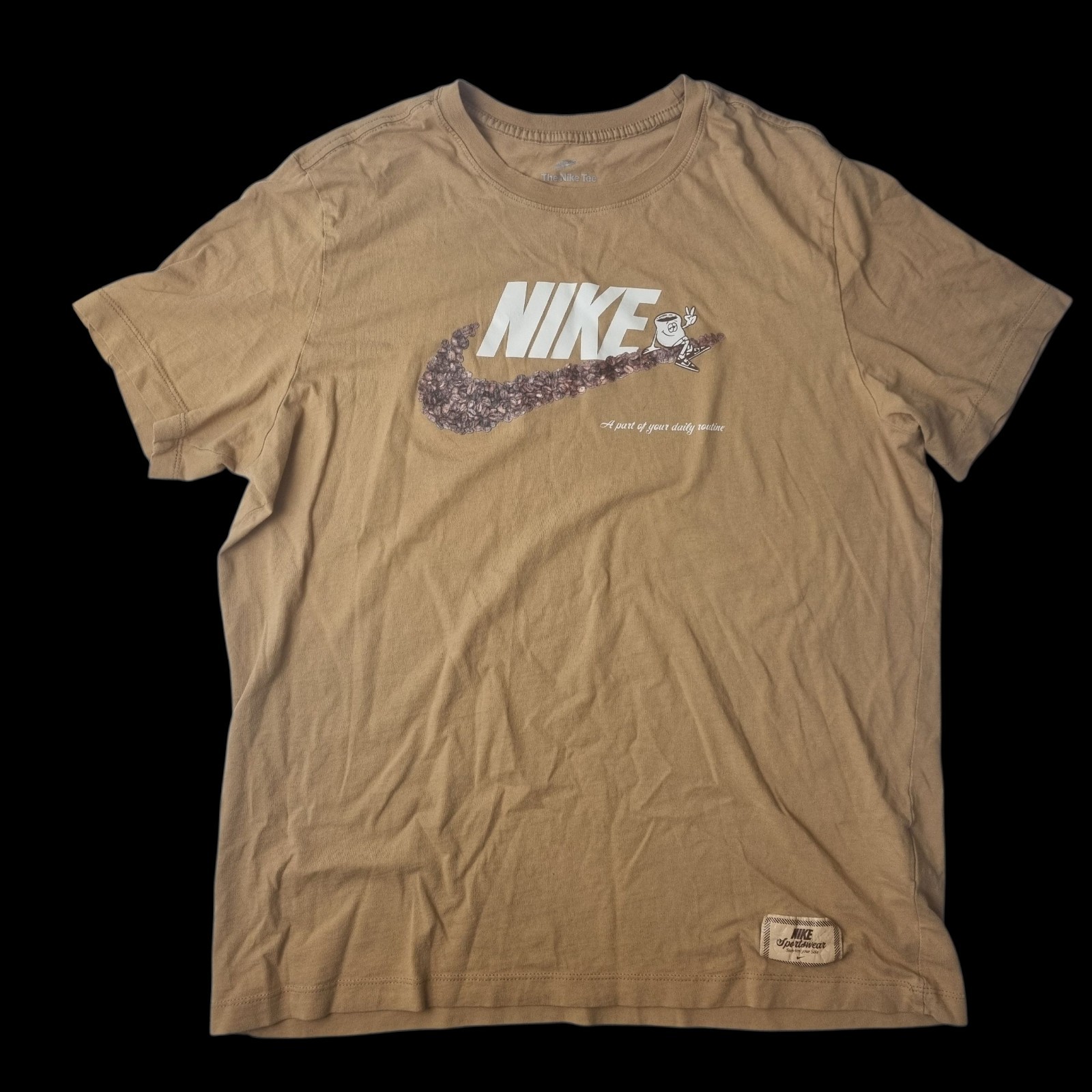 The Nike Coffee A part of your daily routine T shirt Men's Large Brown gallery