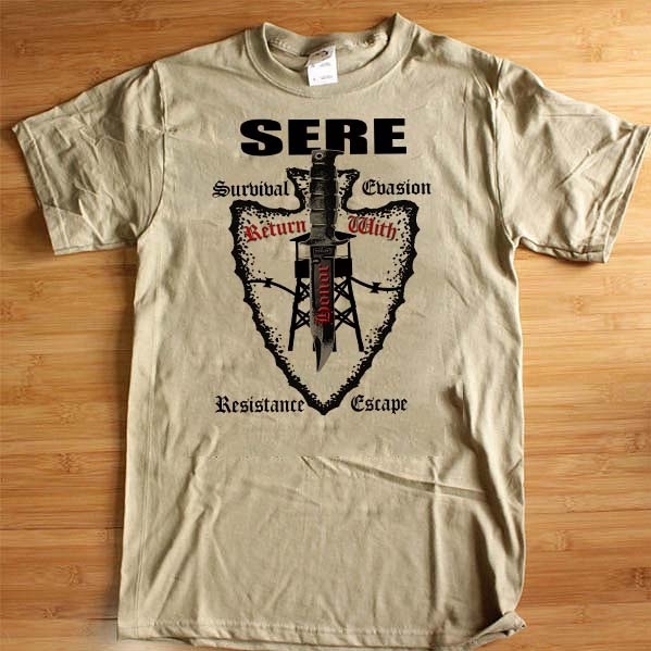 SERE Training T-Shirt Survival Evasion Resistance Escape Army Navy Special Ops gallery