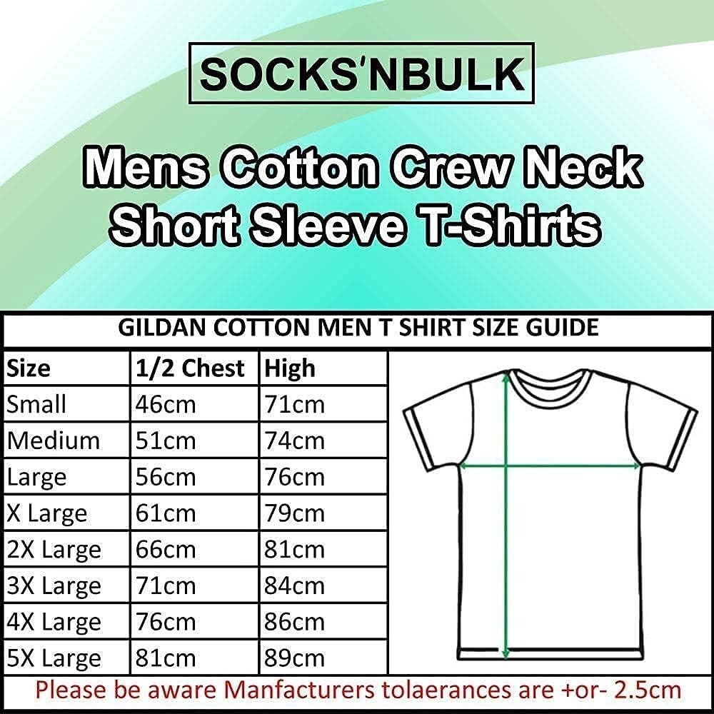 SOCKS'NBULK 12 Pk Mix Colors Mens Cotton Crew Neck T-Shirts Bulk Short Sleeve gallery