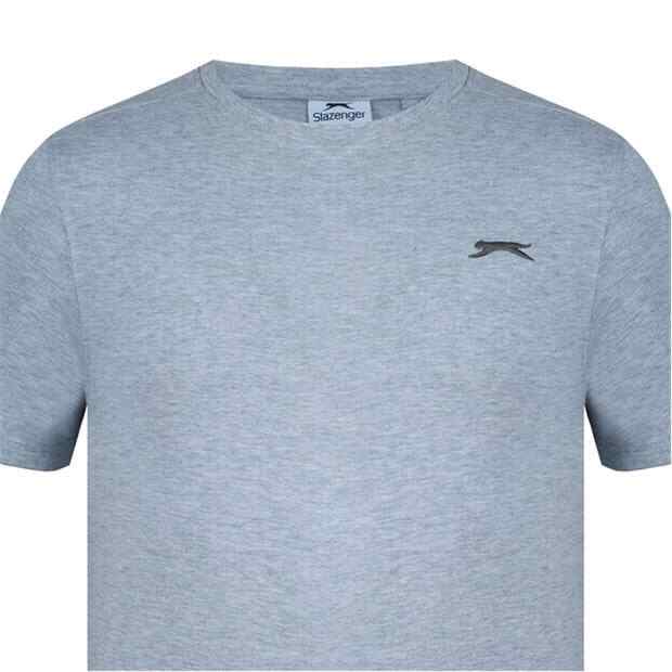 Mens Slazenger 100% Cotton Plain Crew Neck T Shirt XS S M L XL XXL 3XL 4XL BNWT gallery