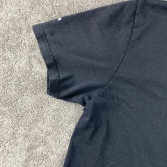 Adidas Shirt Men Medium Black Short Sleeve Performance Go To Tee Spellout