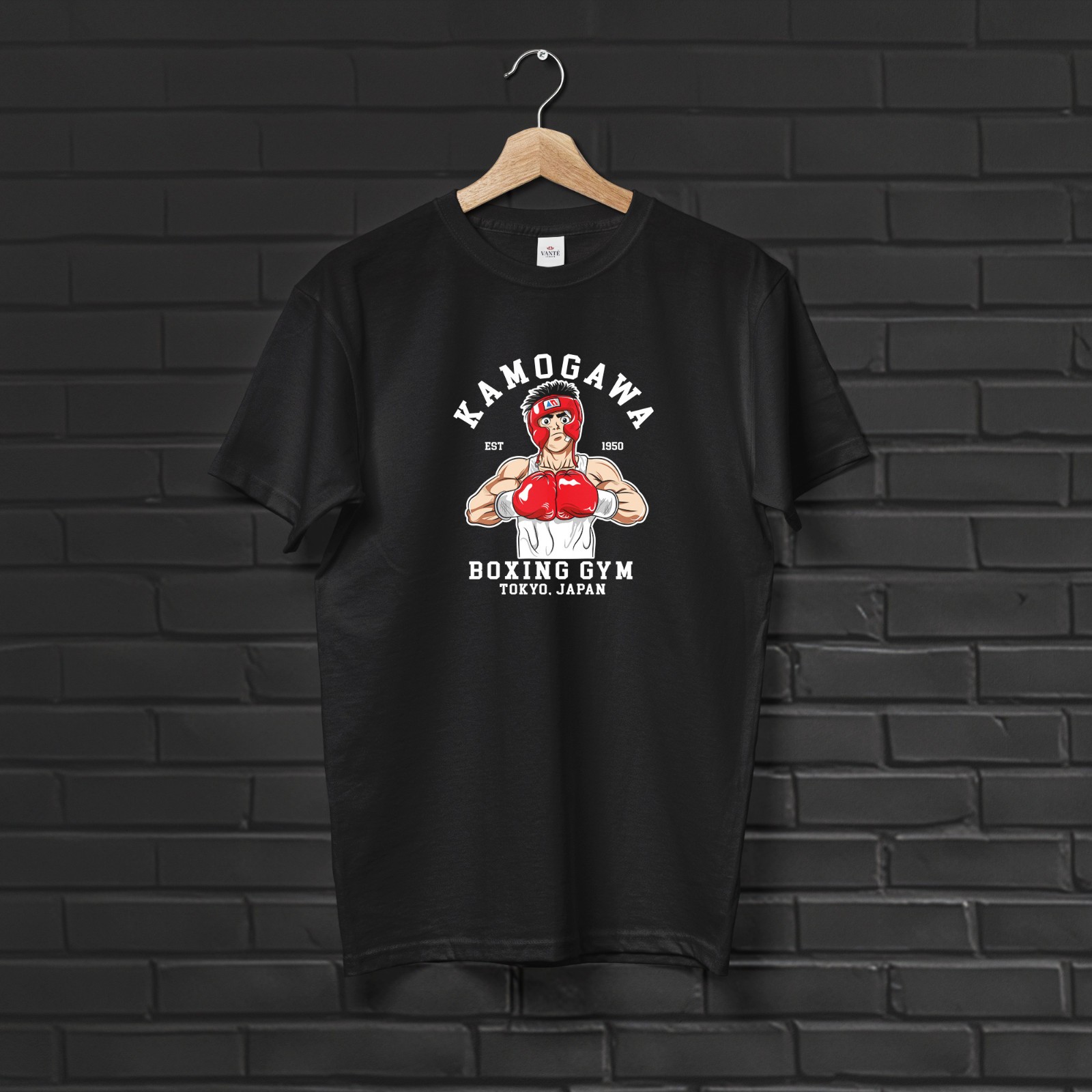 Makunouchi Kamogawa Boxing Gym Graphic Anime T-Shirt Men Unisex Cotton Tee gallery