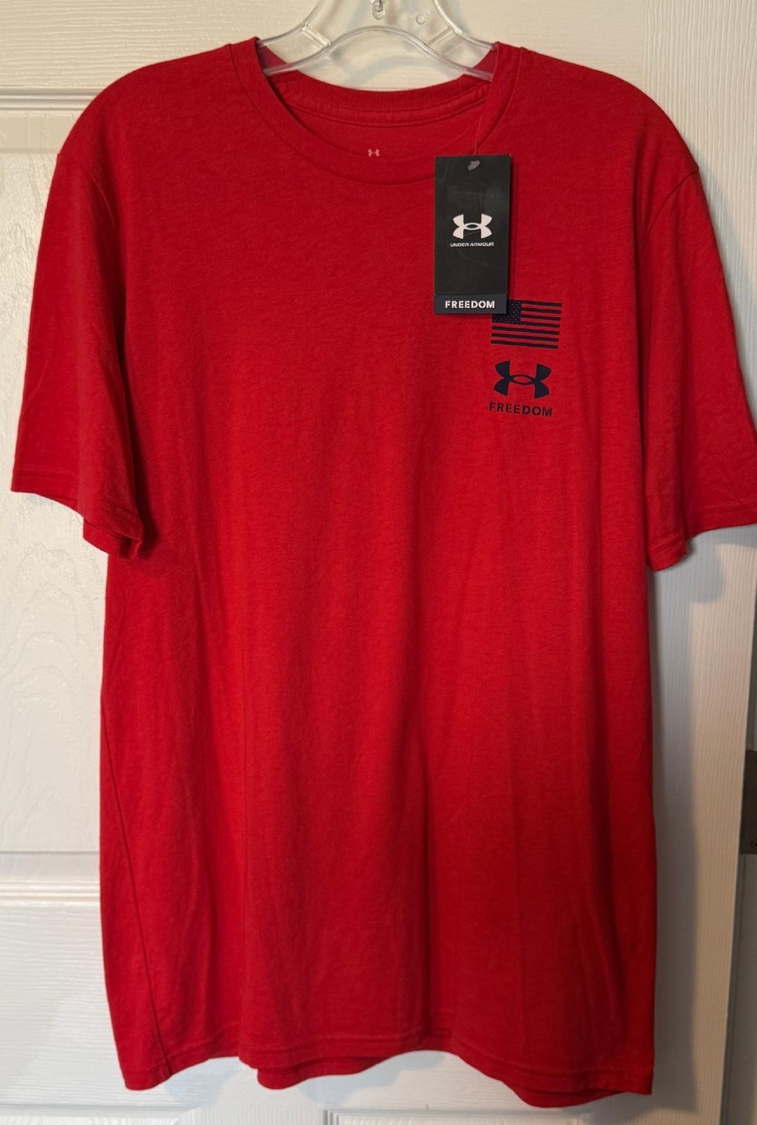 3 NEW Under Armour Men's Shirts Logo Graphic Freedom Military Flag M Shirt NWT gallery