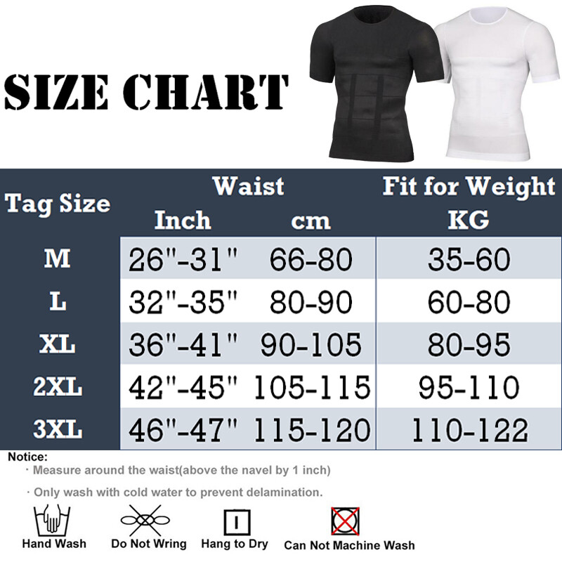 Men's Body Shaper Toning Shirt Ultra Durable Vest Compression Slimming Underwear gallery
