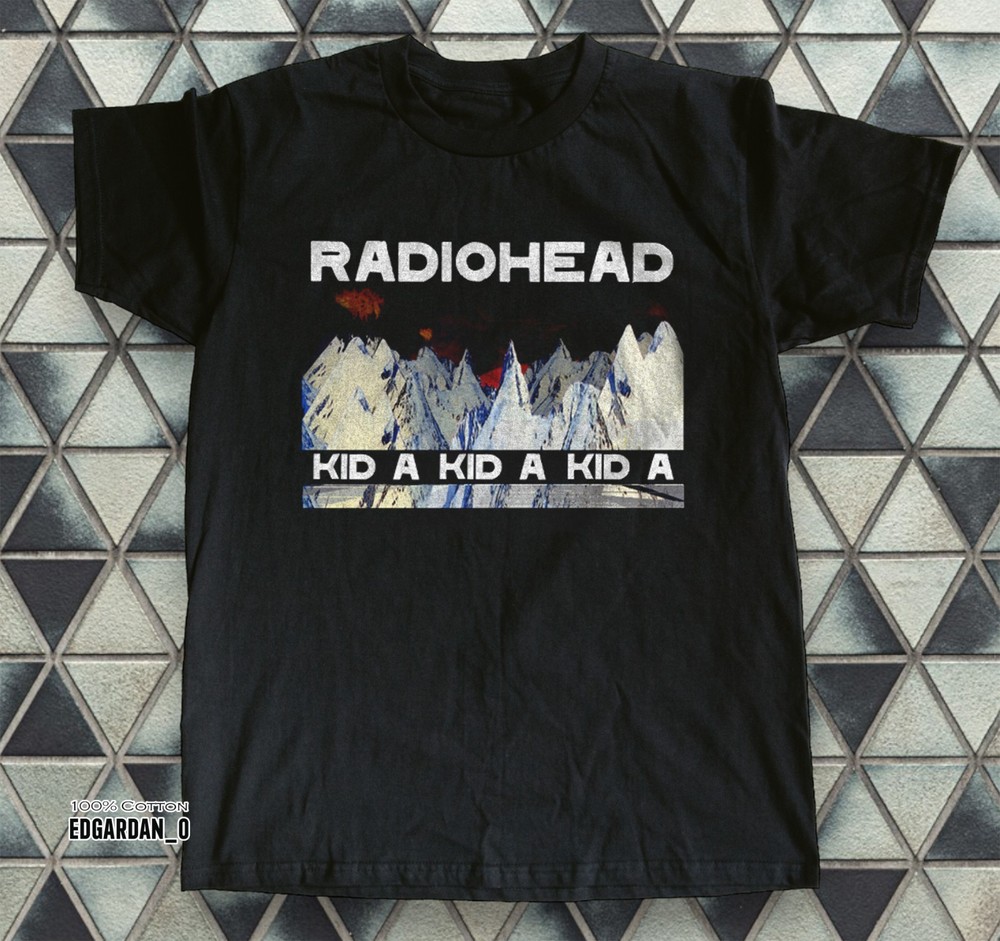 Radiohead – Kid A Kid A Cotton Black Unisex T-shirt Size S-5XL
