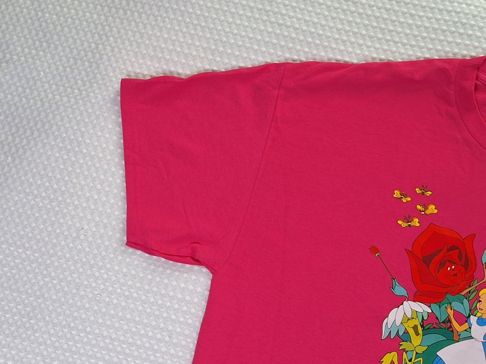 Disney Alice In Wonderland Pink Cotton Blend T-shirt Size XL Gildan gallery