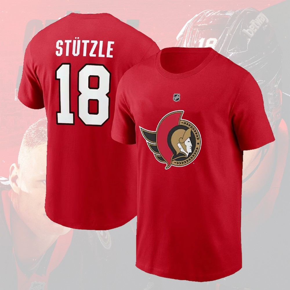 HOT 2026! Tim Stützle #18 Ottawa Senators Name and Number FAST Ship gallery