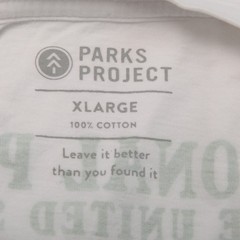 Parks Project National Parks Bear Map Graphic T-Shirt Men’s XL White