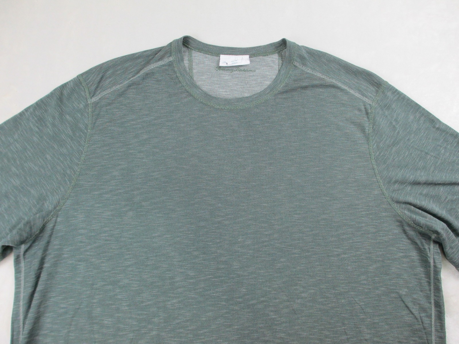 Tommy Bahama Shirt Mens Extra Large Green Reversible Crew Neck Marlin Casual* gallery
