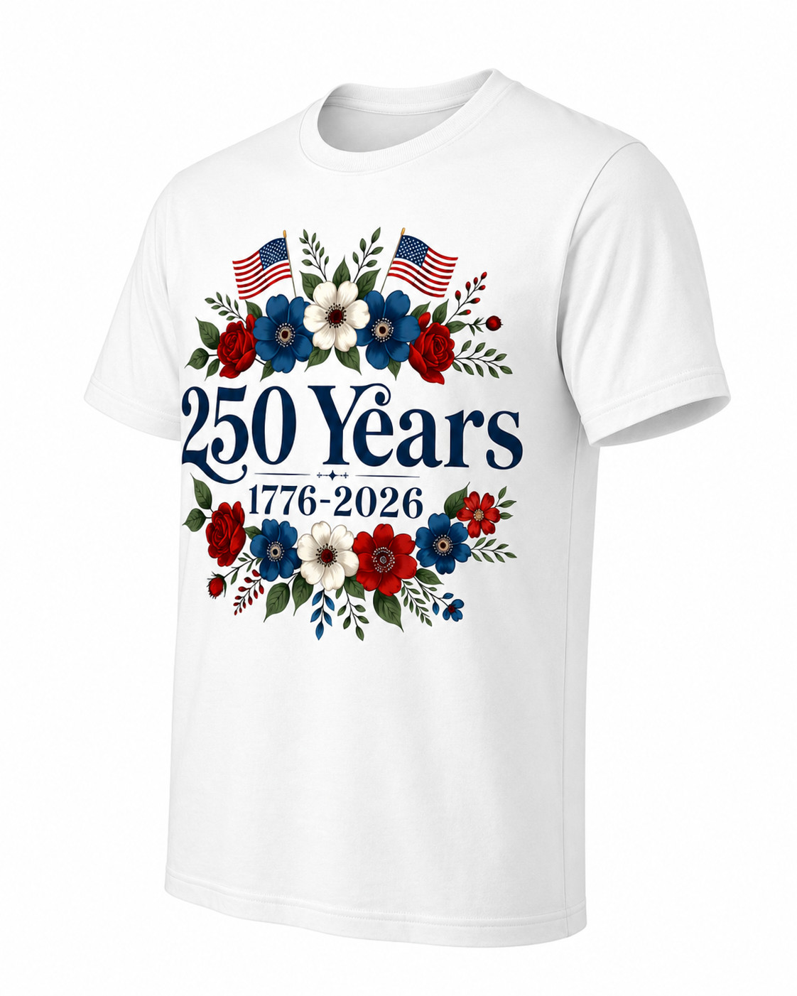 Comfort Colors Boho Floral American Flag Shirt 250th Anniversary 4thOf July Gift gallery