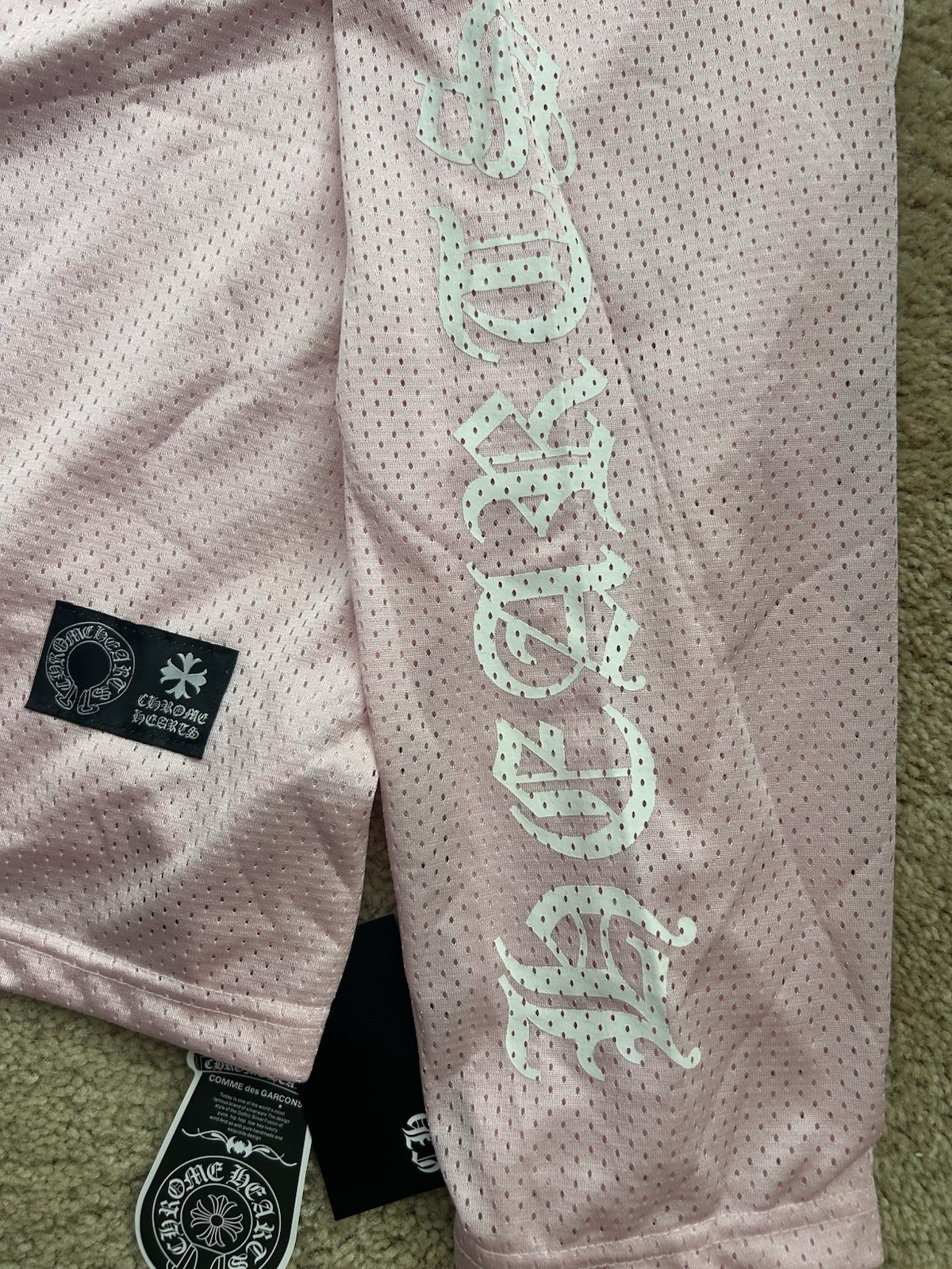 Pink Chrome Hearts Warm Up Jersey Size S gallery