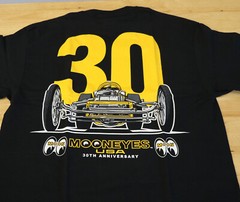 Men’s Mooneyes Moon Equipped Classic 30th Anniversary T-Shirt Black TM836BK