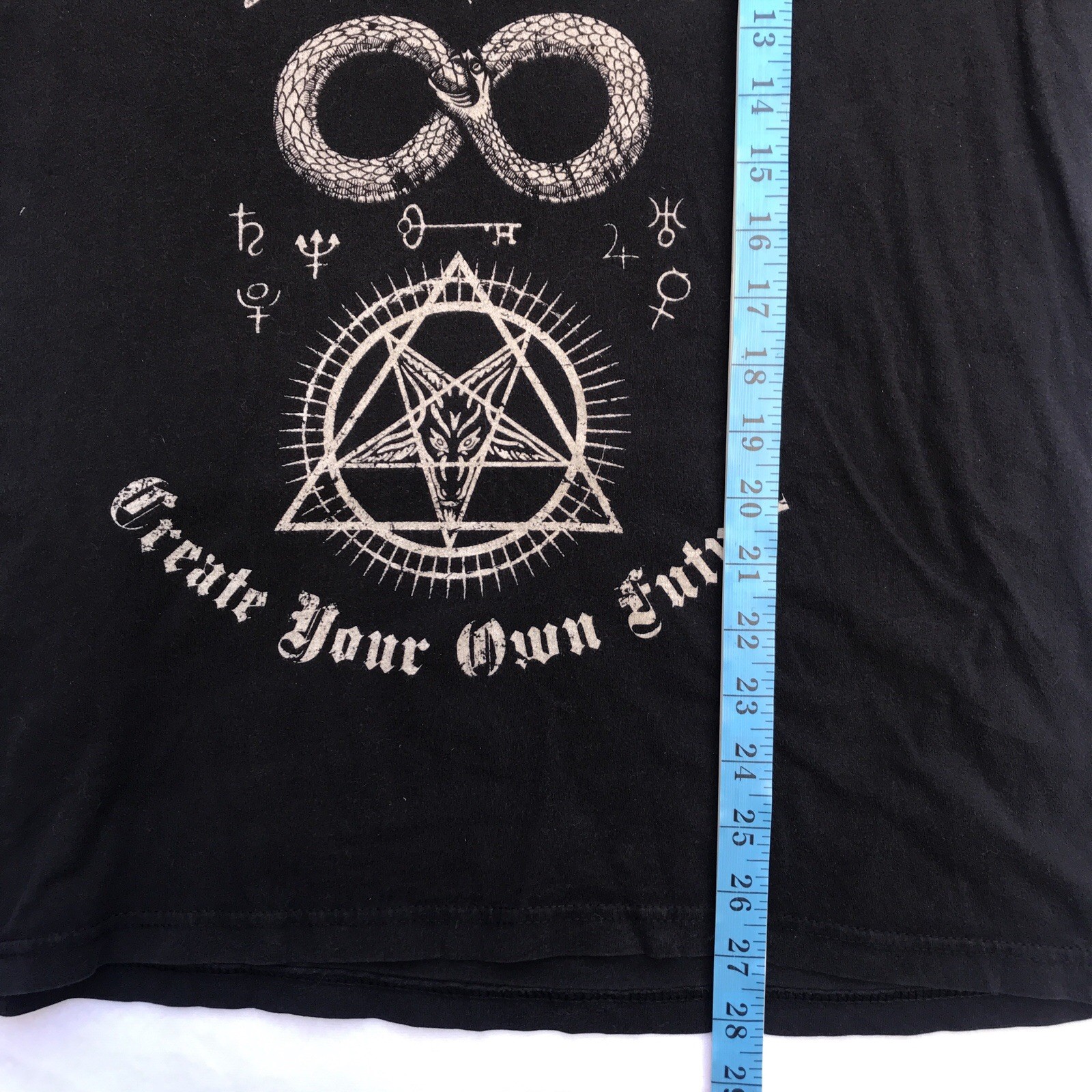 Black Craft Cult Create Your Own Future Black T Shirt Long Sleeve Size 38 gallery