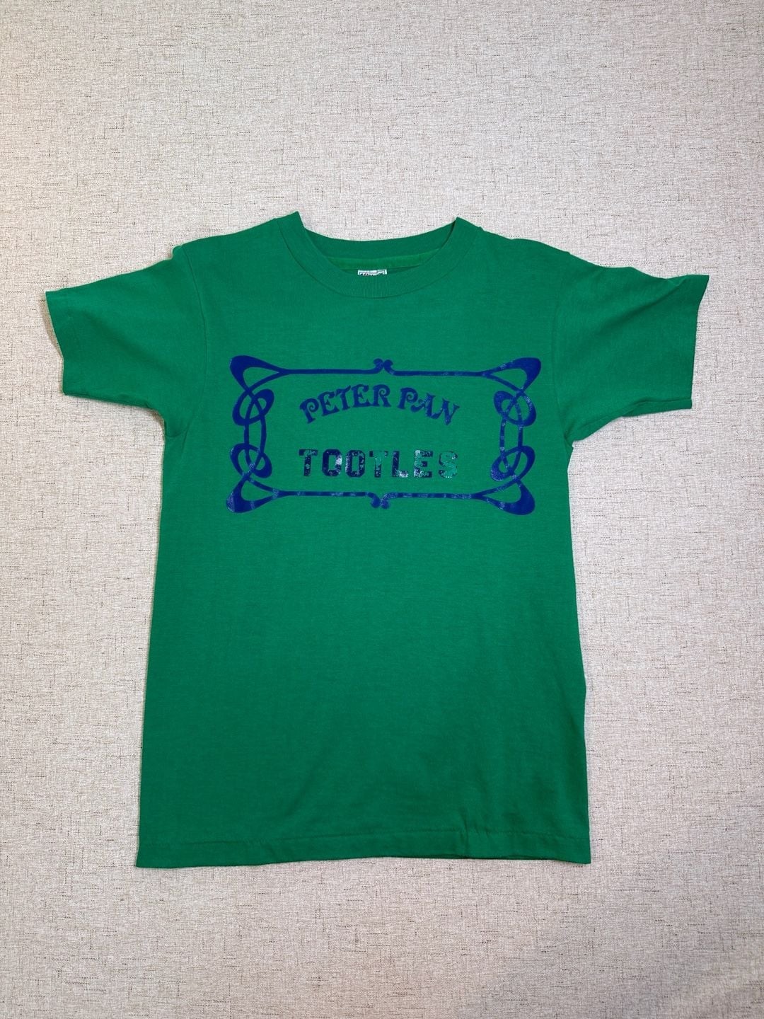 KIDS Vintage Hanes Fifty-Fifty Peter Pan Tootles Graphic T-Shirt gallery