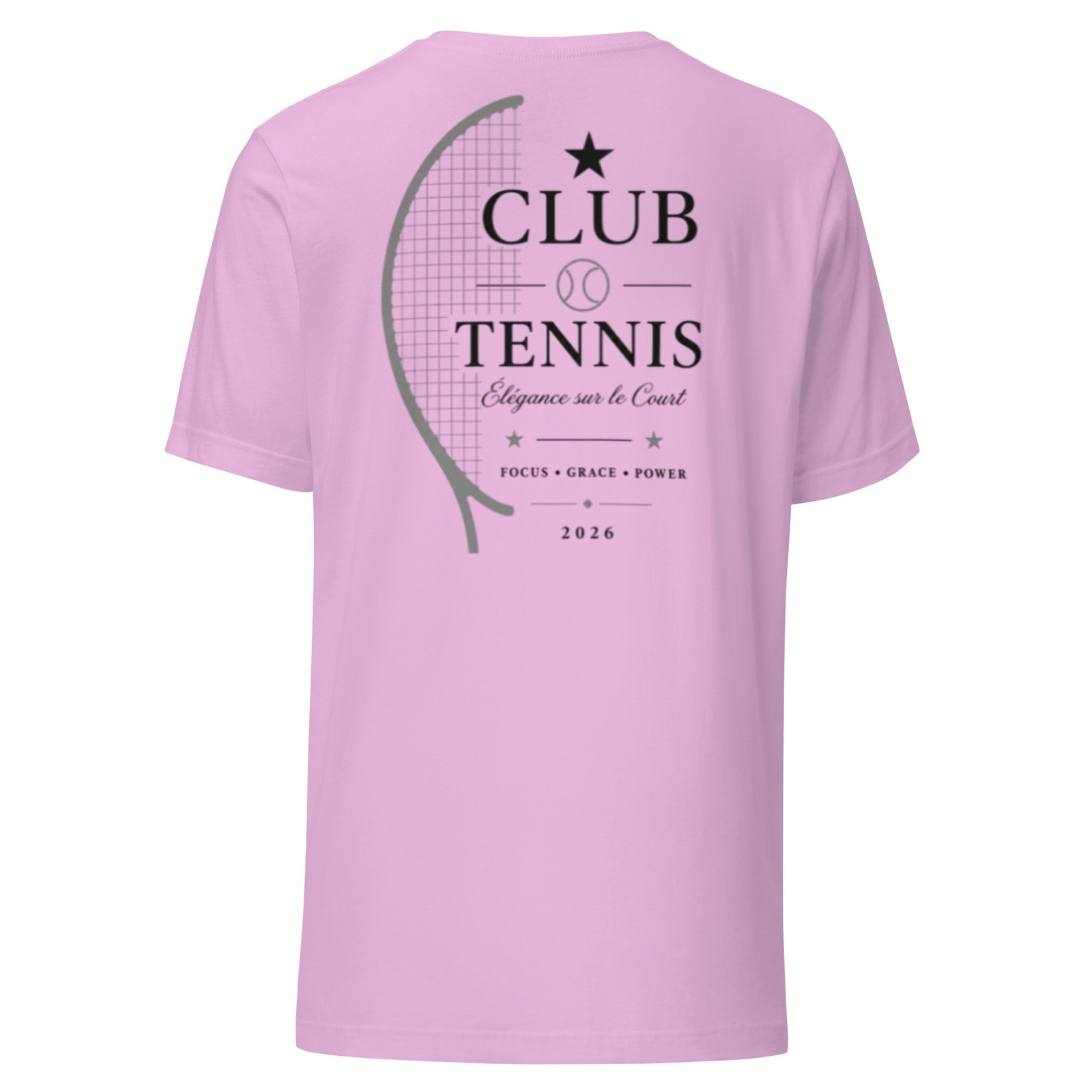 Club Tennis Elegance Tee – Tennis Racquet Edition
