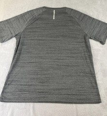 Kirkland Men’s Gray Striped short sleeve Active Tee Shirt Size XXL