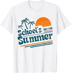 School’s Out for Summer Teacher Boy Kids Last Day of School T-Shirt