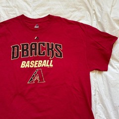 majestic athletic Red diamondbacks graphic t shirt size XL baseball Arizona